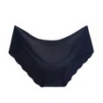 thumbnail image 3 of Women Underwear Brief Non-Trace Ice Silk Breathable Midwaist Solid Color 5PC, 3 of 5