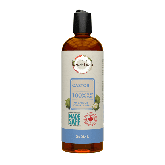 Buhbli Brands – Huile de Ricin, 240 ml, 100 % Pure et Naturelle – Embouteillée au Canada