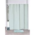 thumbnail image 2 of Doublure de Rideau de Douche Extra Longue Vert Amande en Plastique 79 Pouces L x 71 Pouces L, 2 of 5