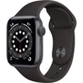 thumbnail image 1 of Refurbished Apple Watch Series 6 Aluminum 44mm A2292 (GPS Only, No Cellular) Space Gray (Grade B), 1 of 3