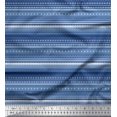 thumbnail image 1 of Soimoi Georgette Viscose Fabric Stripe,Heart & Dot Texture Decor Fabric Printed Yard 42 Inch Wide, 1 of 3