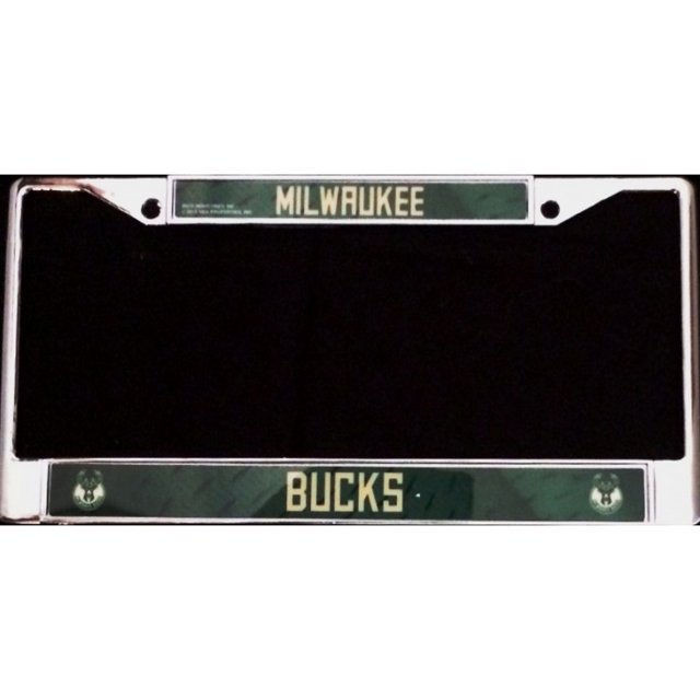 Milwaukee Bucks Chrome License Plate Frame