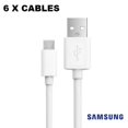 thumbnail image 1 of ( 6 PACKS ) Samsung Micro USB Charging Data Cable for Note 2, Samsung Galaxy S3 S4 S5 S6, 1.5 Meter / 5 Foot, 1 of 1