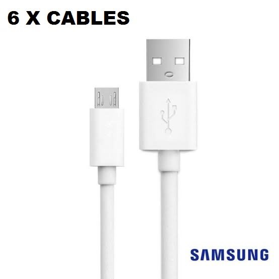 ( 6 PACKS ) Samsung Micro USB Charging Data Cable for Note 2, Samsung Galaxy S3 S4 S5 S6, 1.5 Meter / 5 Foot
