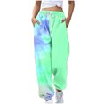 thumbnail image 2 of TIMIFIS Sweatpants Women High Waisted Baggy Sweatpants Fall Casual Gradient Printed Drawstring Jogger Pants with Pocket, 2 of 5