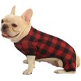 thumbnail image 3 of Vêtements pour Chien en Coton 100 % à Carreaux Buffalo, Pyjamas pour Chiot, Vêtements pour Animaux, Grenouillères pour Chat, Pyjamas, Combinaisons pour Toutous, Pyjamas pour Chiens, Chandails à Carreaux Rouges, Vêtements Doux, 3 of 9