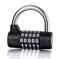 thumbnail image 1 of MYG Heavy-Duty 5-Digit Combination Padlock for Gym Lockers & Cabinets - Secure, 1 of 10