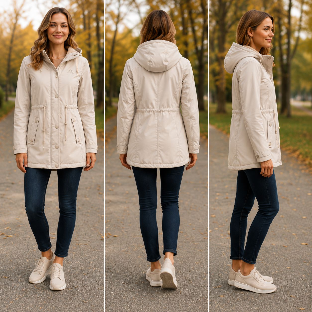 Manteau de pluie softshell long Reebok pour femmes