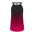 thumbnail image 4 of SDNall Womens Printed Round Neck Pullover Fashionable Casual Round Neck Strap Button Top, 4 of 9