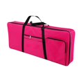 thumbnail image 3 of Milaget 61 Key Keyboard Case Carrying Case Waterproof Piano Gig Bag for Music Studio rose red, 3 of 9