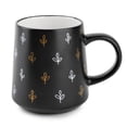 thumbnail image 1 of Tasse en grès thym et table, 16 oz liq., feuille noire, 1 of 4