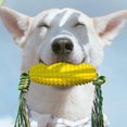 thumbnail image 5 of Durable Corn Shape Dog Toy Squeaky Bite-resistant Teeth Cleaning Perfect for Medium Large Dogs Pet Supply, 5 of 5