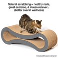 thumbnail image 3 of PetFusion Cat Scratcher Lounge - Deluxe (Slate Gray), 3 of 6