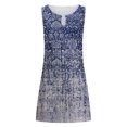 thumbnail image 5 of DPTALR Women Printed Casual Round-Neck Sleeveless Long Dress, 5 of 5
