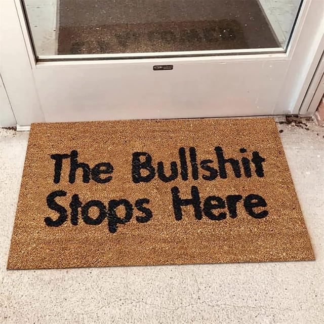 Feltree Indoor/Outdoor Welcome Doormat - Non-Slip Front Porch Mat for Entryway Bedroom Terrace Decor, Durable Anti-Fade Floor Rug