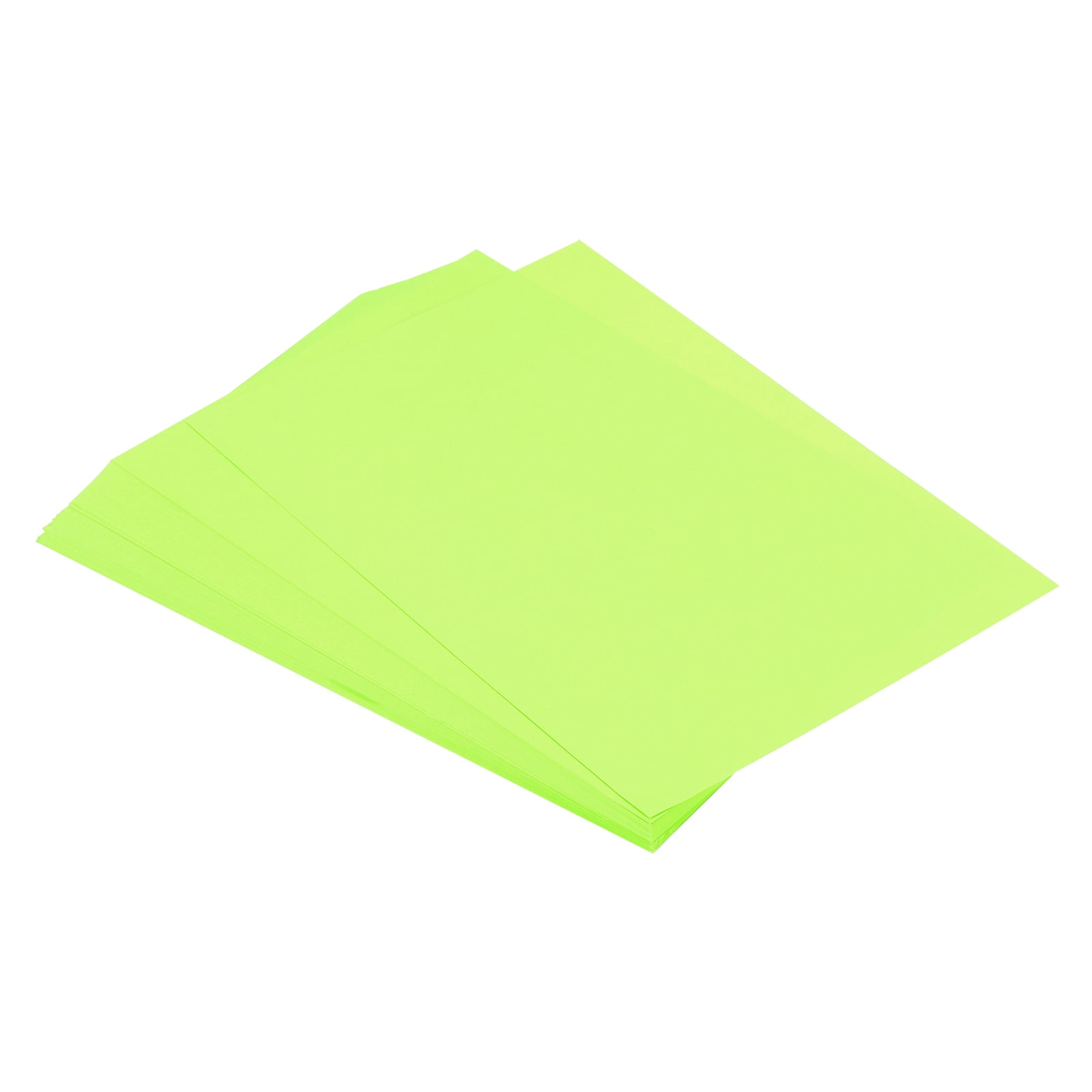 Unique Bargains 125 Sheets A4 Colored Print Copy Paper 8.5' x 11' Origami Paper Printer Paper 75gsm for Printing, Bright Green