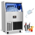 thumbnail image 1 of Coolake Commercial Ice Maker 200 lbs/24H, Air Cooled Under Counter Ice Machine with 55 lbs Ice Storage for Home Bar, 1 of 8