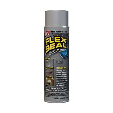Flex Seal Spray Rubber Sealant Coating, Grey, 14-oz