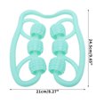 thumbnail image 2 of Unique Bargains 1 Pc Durable Six Wheel Foot Massager for Home Blue Green EVA PP, 2 of 5