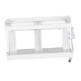 thumbnail image 2 of Esquirla Boîte de Reproduction pour Réservoir de Betta Aquarium de Bureau Design Divisé Facile à Utiliser Réservoir Transparent pour Bureau à Domicile Bébé Crevette 2 Compartiments, 2 of 8