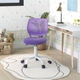 thumbnail image 2 of Gymax Kids Desk Chair Ergonomic Swivel Children Mesh Study Height Adjustable Purple, 2 of 9
