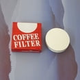 thumbnail image 4 of Sentmoon Coffee Filter Disposable Coffee Filters Coffee Paper Unbleached Natural 100 Sheets Large Capacity Filter Paper Round Powder Bowl Strainer for Eco-Friendly Coffee Filter, 4 of 6