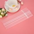 thumbnail image 1 of RXIRUCGD 100Pcs 210mm Clear Long Flexible Drinking Straws Wedding Party, 1 of 5