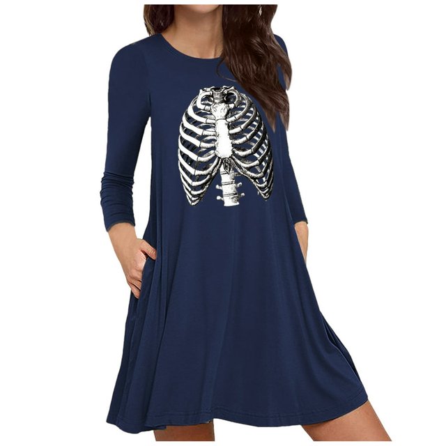 Women‘s DressesCrewneckCocktail PartyLoose Dress