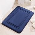 thumbnail image 1 of Dvkptbk Bathroom Rug Blanket Thick Striped Foam Bath Rugs Soft Absorbent Velvet Bathroom Mats Non-Slip Bottom Machine Washable Bathmat Carpet Rug Room Decoration for Wash Floor Bathroom Accessories, 1 of 8