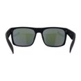 thumbnail image 2 of Mens OG Flat Top Rectangle Gangster Mob Shade Sunglasses Purple Mirror, 2 of 4