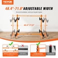 thumbnail image 2 of VEVOR Freestanding Kayak Storage Rack, Kayak Stand for 4 Kayak Canoe Paddleboard, Heavy-duty Steel Kayak Hanger Holder with Padded Arms and Adjustable Width, 220LBS Max Load, 2 of 9
