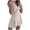 Beige, variant on HXWCHs Side Pocket Jumpsuits Women's Fashionable V Neck Tie Belt Jumpsuit for Spring Summer Commuting and Wear XXL Black