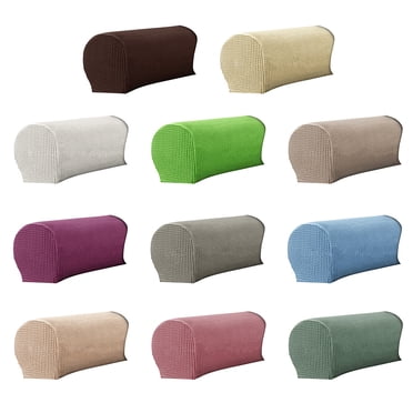 Dream Lifestyle Protège-Accoudoirs de Chaise Housse d'Accoudoir de Sofa Extensible Housse de Fauteuil Protecteur Antidérapant Housse de Protection d'Accoudoir de Meuble pour Maison Bureau Sofa Chaise Fauteuil Inclinable Canapé Causeuse 2 Pcs