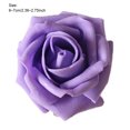 thumbnail image 4 of ziyahi Pack of 50 Artificial Bionic Flowers PE Foam Simulation Roses Fake Flower Decorations Wedding Party Engagement Presents Purple, 4 of 9