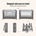 thumbnail image 2 of Dream On Me Zazzy Portable Play yard with Bassinet, 2 of 7