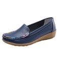 thumbnail image 1 of Chaussures Plates Décontractées pour Femmes à Bout Rond Mocassins Semelle Souple Chaussures Simples Décontractées Type Pois, 1 of 9