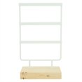 thumbnail image 2 of Metal Wood Earring Necklace Organizer Stand, 36 Holes Jewelry Storage Rack Display, Suitable for Jewelry Display, for Retail Store Home Jewelry Storage, 2 of 7