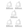 thumbnail image 2 of Maoww Bike Adapter Plate Chain Guide Aluminum Alloy Conversion Replacement Parts Biking Portable Repairing Accessory Silver 5Set, 2 of 6