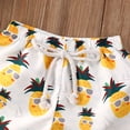 thumbnail image 5 of EYIIYE Shorts de Plage pour Tout-Petits Garçons, Bas à Taille Élastique à Imprimé Tropical, 5 of 5
