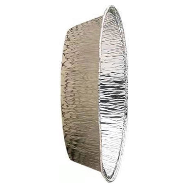 ZheElen 50 Pieces Air Fryer Tinfoil Pad Single-use Heat Resistant Barbecue Liner Type 2