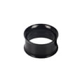 thumbnail image 2 of Trayknick 1Pc Ear Expander Solid Color Skin-friendly Stainless Steel Double Flared Ear Gauges for Men Women Black 20mm, 2 of 13