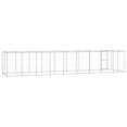 thumbnail image 3 of vidaXL Chenil Extérieur pour Chien Acier Galvanisé 21,78 M2, 3 of 4