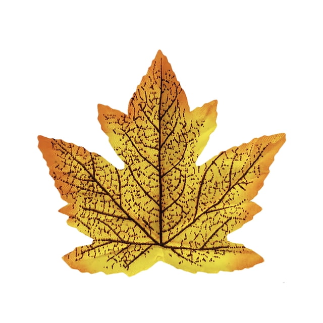 Iamnij 50Pcs Fall Artificial Maple Leaves Thanksgiving Autumn Leaf For Weddings Autumn Parties Art Scrapbooking Decorations