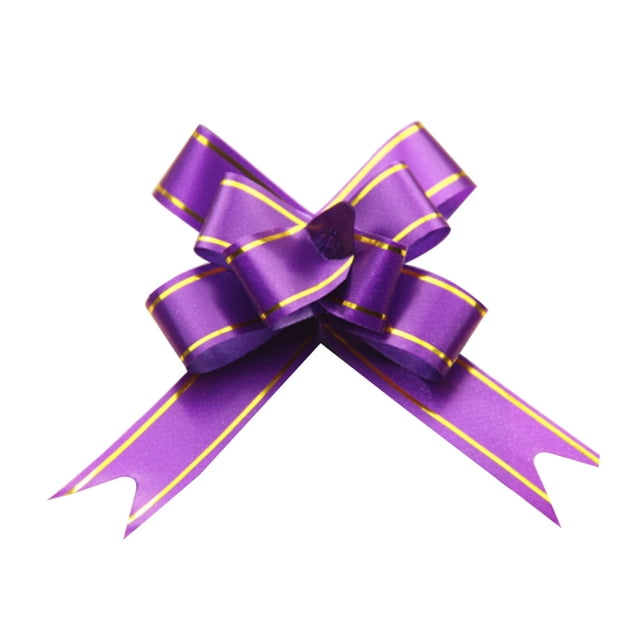 200 Pieces Christmas Gift Packing Pull Bow Ribbons Present Wrapping Decoration Decor Party Supplies Easy to Assemble Fashionable Type 1