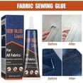 thumbnail image 4 of TIELUTT Fabric Sewing Glue Sewing Fabric Glue Clothes Sofa Car Cushion Glue Fabric Glue 1 Stuff with Clear Epoxy Glue for Porcelain Flooring Spreader Craft Glue Small Empty Bottles for Glue, 4 of 8