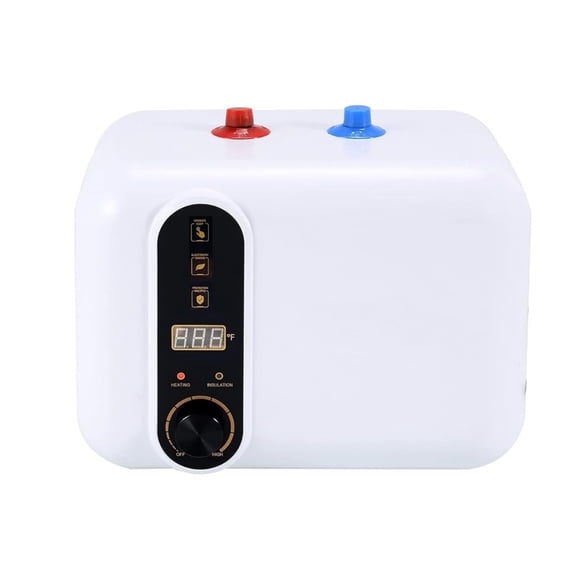 Hot Water Heater Electric Mini Compact Tank Storage,Kitchen Instant Under Sink Counter Cupboard,Electric Water Heater 10L ,Digital Temperature Display