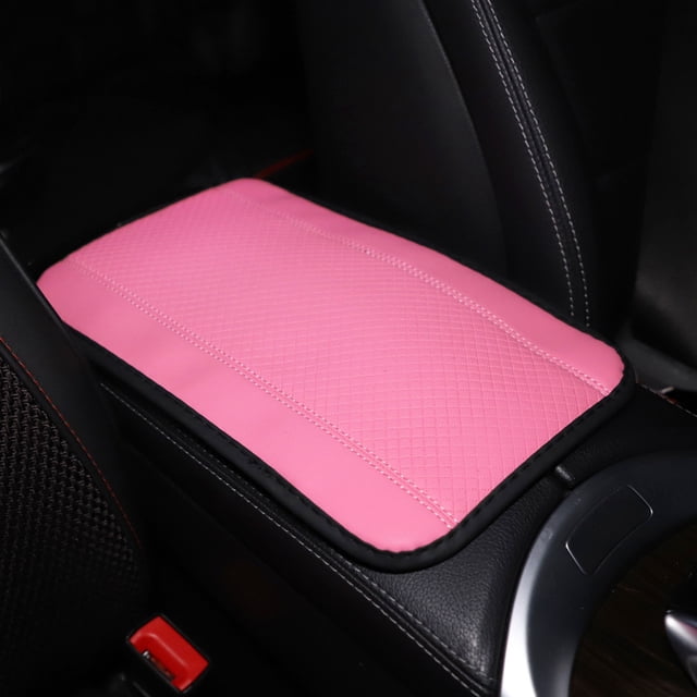 Chmadoxn Car Armrest Storage Box Mat, Fiber Leather Car Center Console Cover, Car Armrest Seat Box Cover Accessories Interior Protection For Most Vehicle, SUV, Car Armrest trunk sleeve pad