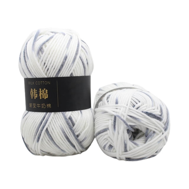 Colorful Hand Knitting 50g Knitting Crochet Milk Soft Baby Cotton Wool Yarn