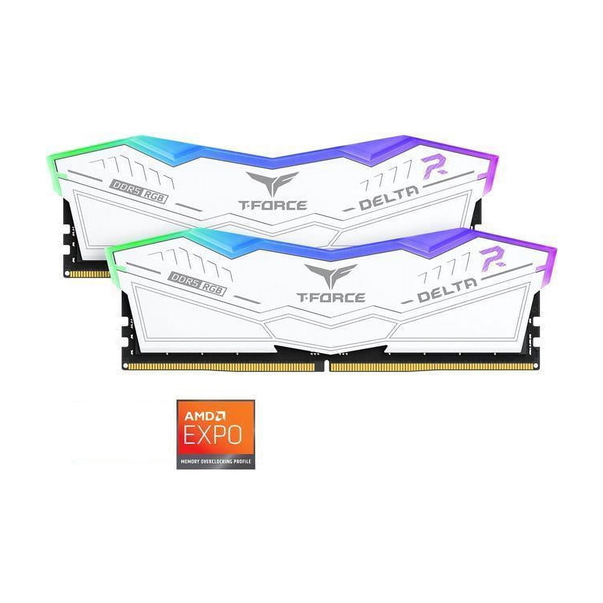 Team T-Force Delta RGB 32GB (2 x 16GB) 288-Pin PC RAM DDR5 6000