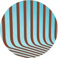 thumbnail image 1 of Ahgly Company Machine Washable Indoor Round Transitional Sienna Brown Area Rugs, 4' Round, 1 of 7